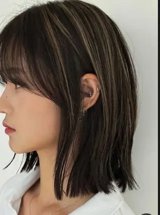 カラー 🌟デザインカラー 久保悠那のヘアスタイル