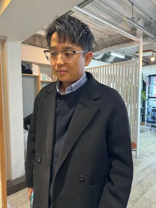 カラー パーマ メンズ 【池袋/スパイキー ショート】ⓝⓘⓜⓤのヘアスタイル