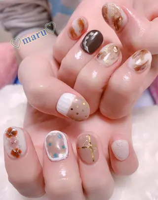 ネイル まるみ ♡のネイルデザイン