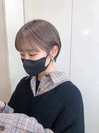 ショート カラー ショート/パーマ/ カラー/FUKOのヘアスタイル