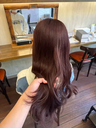ロング カラー 能隅あいかFLEAR 口コミ⭐️5.0⭐️のヘアスタイル