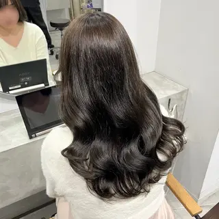 セミロング emma所属・RINA 韓国ヘア/半個室のヘアスタイル