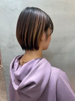 ショート レイヤー/艶髪 縮毛矯正🌱  赤石のヘアスタイル