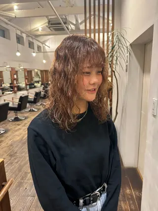 パーマ MOK大阪梅田店 Asahiのヘアスタイル