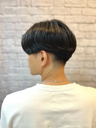 ミディアム パーマ メンズ 【メンズカット】 黒田美穂のヘアスタイル