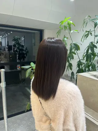 ミディアム 🎀透明艶カラー🎀 大橋美優🎀のヘアスタイル