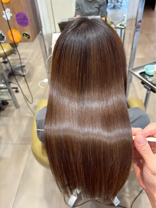 ロング わだ まゆのヘアスタイル