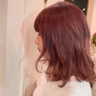 ミディアム カラー 銀座🤍ボブ/ ミディアム/佐野夢美のヘアスタイル