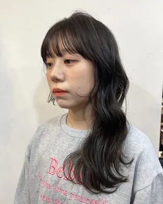ロング カラー 韓国ヘア 🎀華澄のヘアスタイル