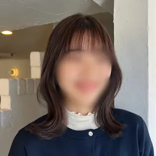 セミロング カラー 🫧 harunaのヘアスタイル