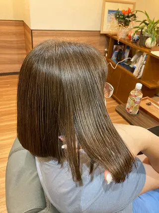 ミディアム カラー Annon プライベートサロンのヘアスタイル