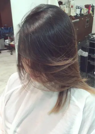 ショート ミディアム セミロング ロング カラー パーマ ヘアアレンジ メンズ キッズ ネイル まつエク Leyシェアサロン所属・Ken ドライカット ✂️髪質改善のヘアスタイル