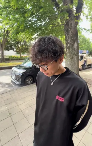 ショート パーマ メンズ メンズパーマ⚜️ 角花ひろゆきのヘアスタイル