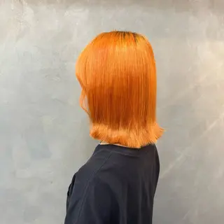 ミディアム CS made by SHACHU栄店所属・❤️‍🔥シールエク ＋カラー京❤️‍🔥のヘアスタイル