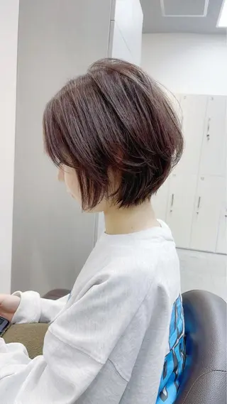 ショート neaf六本木所属・韓国風レイヤー ショート/犬塚 優介のヘアスタイル