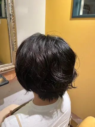 ショート カラー パーマ 🍏Rio🍏 Color☆*。のヘアスタイル