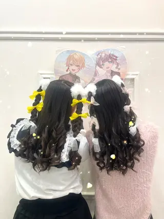 ヘアアレンジ lien eriiのヘアスタイル