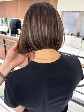 ショート カラー JILBLAN京都 ショート/ハイライトのヘアスタイル