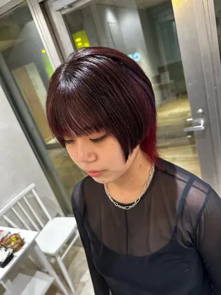 ショート カラー デザインカラー🎨 下北沢 / 磯部のヘアスタイル