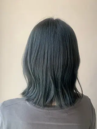 ミディアム カラー hub hair レイヤー/透明感のヘアスタイル