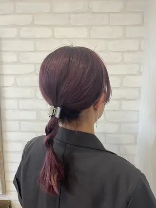 ミディアム カラー 藤田 陽斗のヘアスタイル