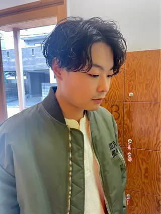 パーマ 🫧DECORA 🫧望月涼🫧韓国風のヘアスタイル