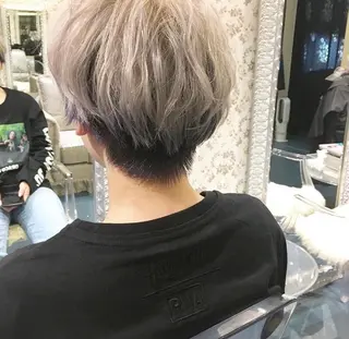 ショート カラー メンズ mizu kiのヘアスタイル