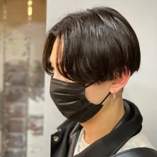 ショート メンズ 毛流れ縮毛矯正✨ メンズ那智優貴のヘアスタイル