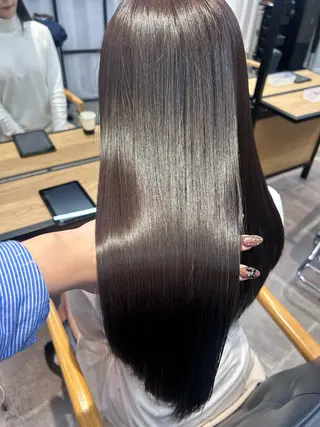 ロング カラー 韓国×髪質改善カラー 💎hinaのヘアスタイル