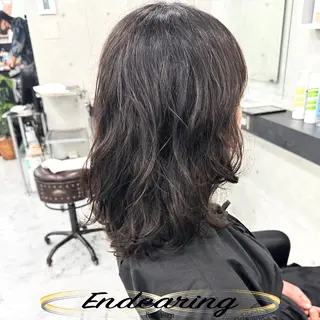 パーマ Endearing 銀座/レイヤーカットのヘアスタイル