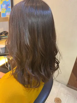 ミディアム LYNDA所属・仙台/LYNDA/ 艶カラー/chikaのヘアスタイル