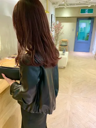 セミロング LOREN＋透明感 オリーブhirokoのヘアスタイル
