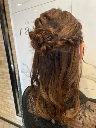 ヘアアレンジ 岡村 真子のヘアスタイル