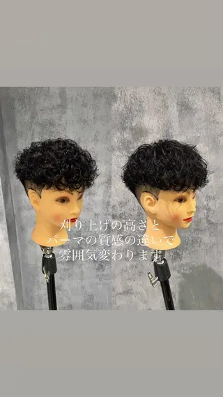 ショート メンズパーマ/縮毛 超特化/tomokiのヘアスタイル