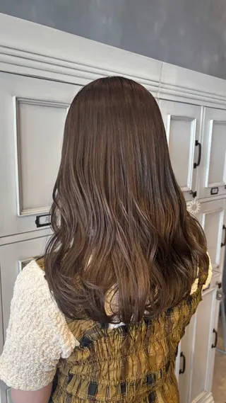 セミロング 長瀬 友唯のヘアスタイル