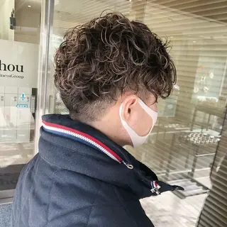 パーマ メンズ Happiness CLOVER八木店所属・石井 陽海のヘアスタイル