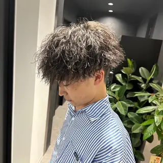 ショート カラー パーマ メンズ キッズ 🔥パーマ特化🔥 優馬のヘアスタイル