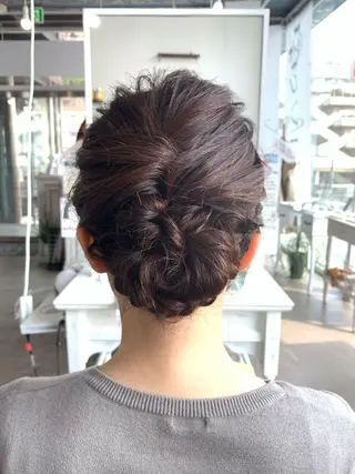 セミロング ヘアアレンジ RINKA 琳茄のヘアスタイル