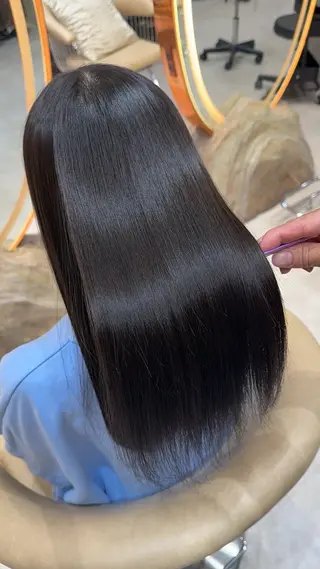 ロング カラー レイヤー❣️縮毛矯正 川村利幸のヘアスタイル