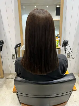 セミロング カラー 髙橋 かなこのヘアスタイル