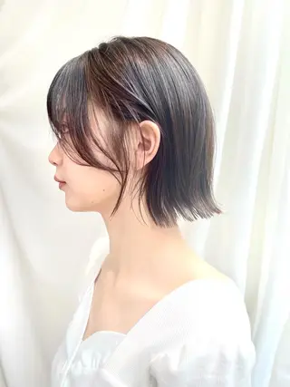 ショート カラー レイヤー専門家 ダブルカラー修のヘアスタイル