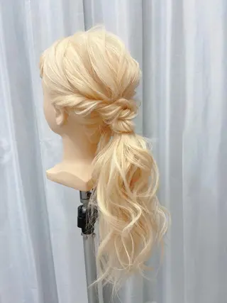 セミロング コテ巻き風パーマ★ はるさんのヘアスタイル