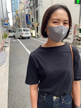 ショート さの あやねのヘアスタイル