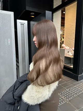 ロング カラー GO TODAY SHAiRE SALON原宿Stella店所属・山内 直英のヘアスタイル