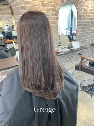 ロング カラー ACROあべの店所属・艶カラー/インナー /グラデ/大西小百合のヘアスタイル