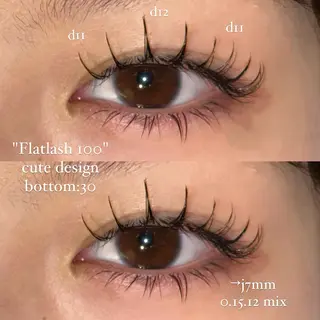 マツエク・マツパ NORA senaのマツエク・マツパデザイン