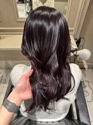 ロング カラー み うのヘアスタイル