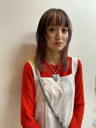 セミロング カラー Terve.野崎 真里奈のヘアスタイル