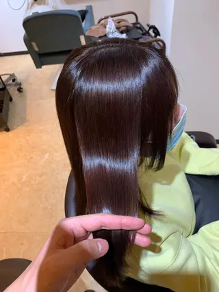 セミロング 【清瀬】パサツキ 広がり改善川合剛史のヘアスタイル