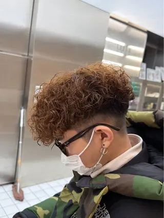 ショート カラー パーマ fifth 児玉達哉 当日予約🙆のヘアスタイル